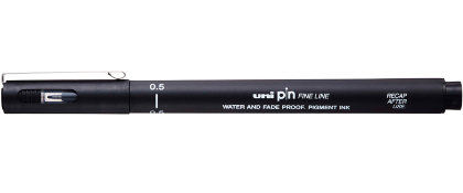 Линер UNI Pin черный, 0,5 мм