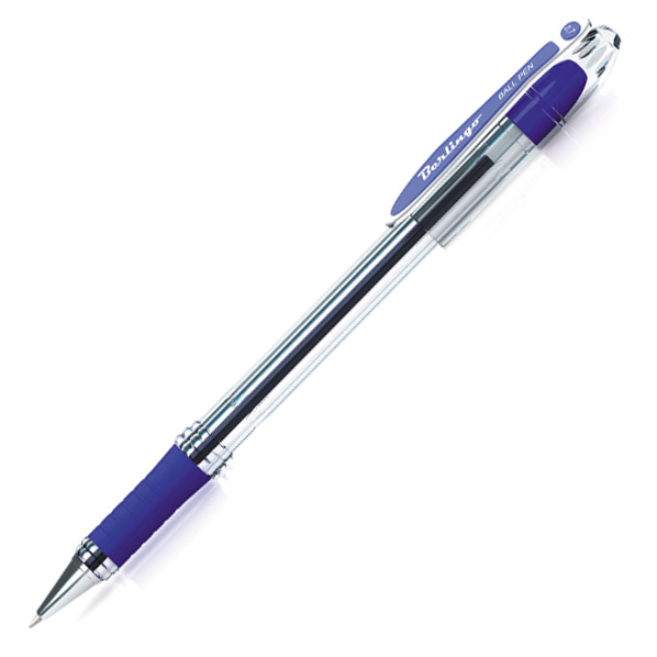 Ручка шариковая Berlingo "I-15" 0,7 мм, грип, на масляной основе, синяя
