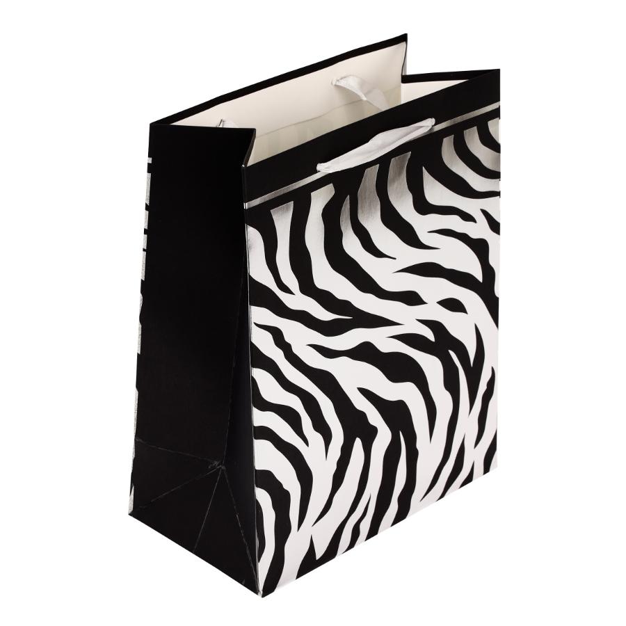 Пакет подарочный 18х23х10 см "Zebra"
