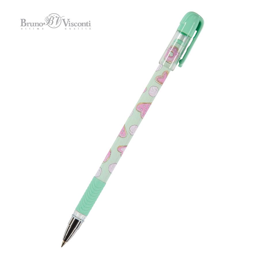 Ручка шариковая Bruno Visconti MagicWrite "Сладкое настроение. Сердечки"  0,5 мм, синяя 