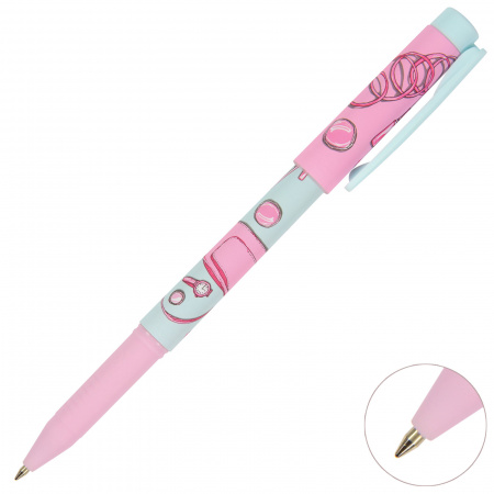 Ручка шариковая Bruno Visconti FreshWrite "Life Style. Pink dream"  0,7 мм, синяя 