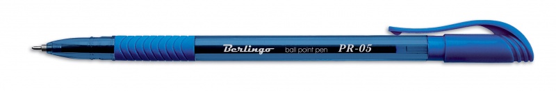 Ручка шариковая Berlingo "PR-05" 0,5 мм, синяя, на масляной основе 