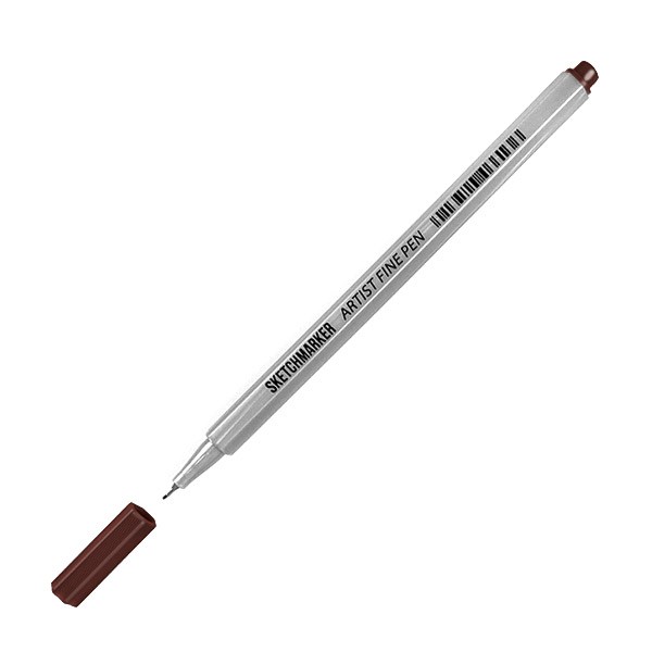 Ручка капиллярная SKETCHMARKER Artist fine pen, темно-коричневая