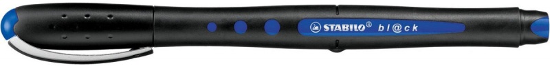 Ручка роллер STABILO "Bl@ck", 0,3 мм, синяя 