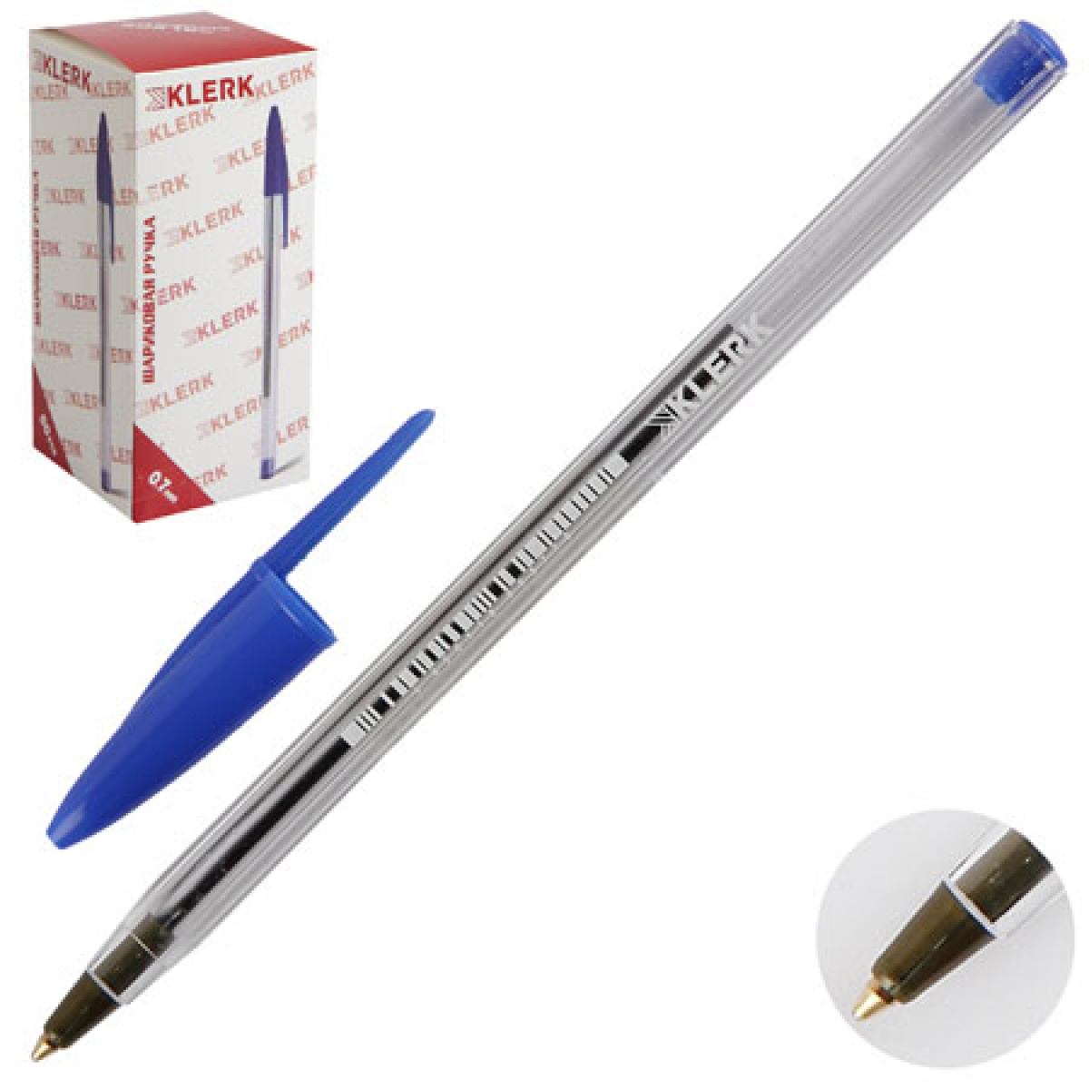 Ручка шариковая KLERK 1,0 мм, синяя