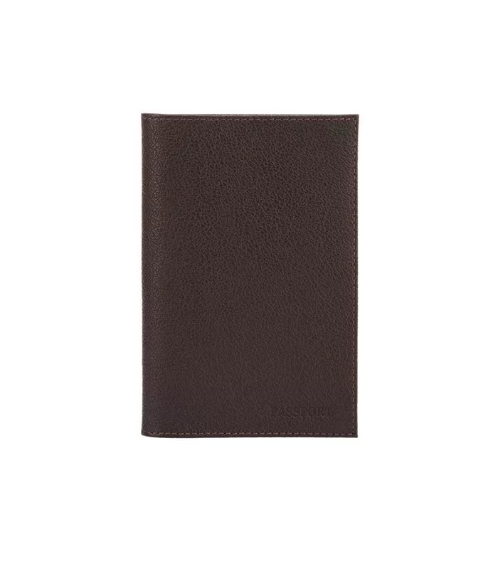 Обложка для паспорта "Largo" кожа, коричневая