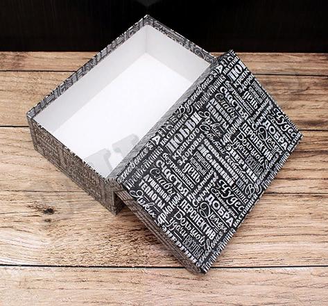 Подарочная коробка Пожелания 21,5х21,5х15 см