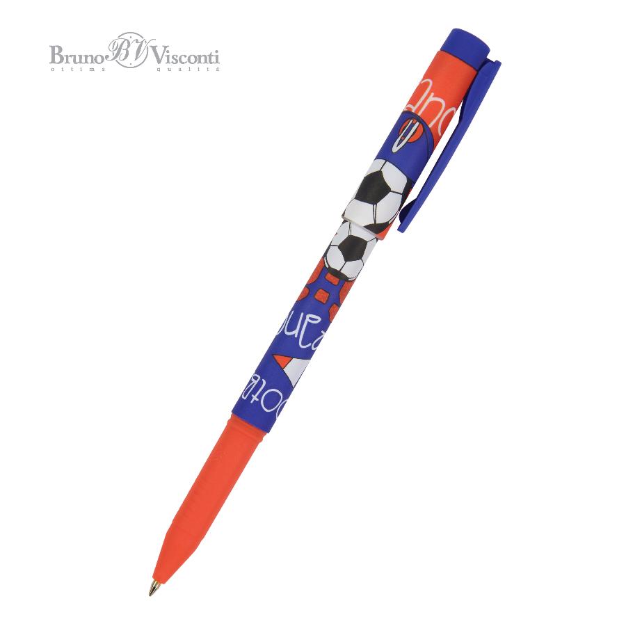 Ручка шариковая Bruno Visconti FreshWrite "Футбол. Чемпионы. Франция"  0,7 мм, синяя 