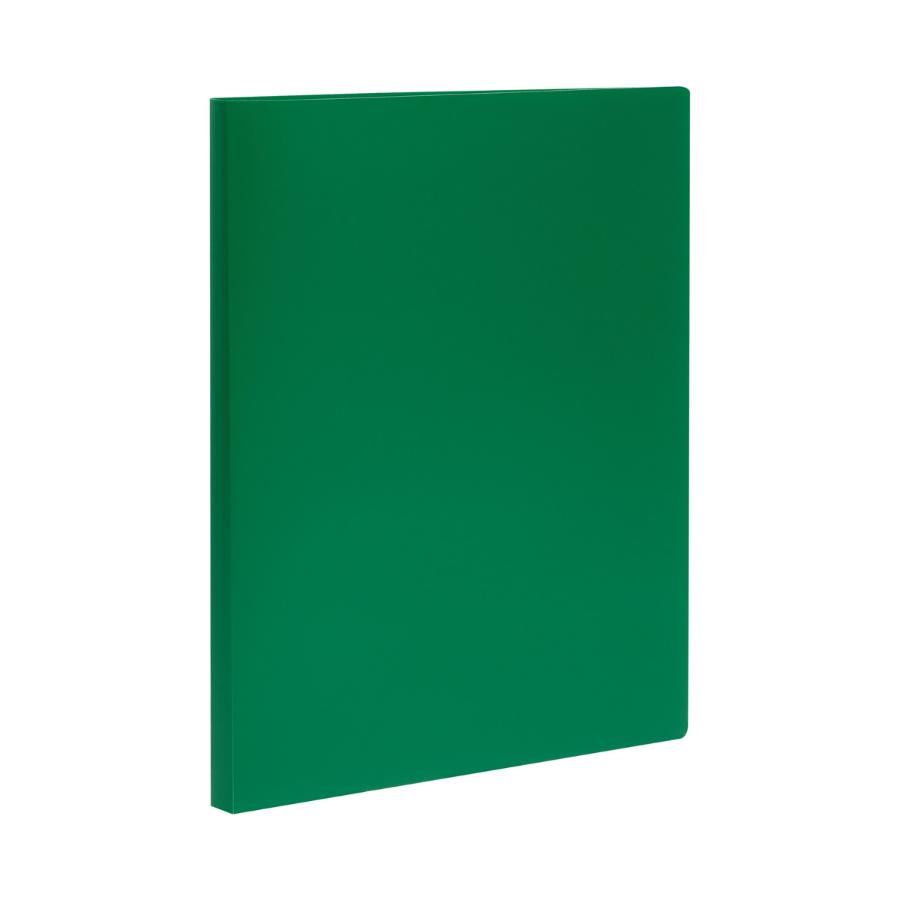 Папка с зажимом А4 СТАММ, 500мкм, пластик, зеленая