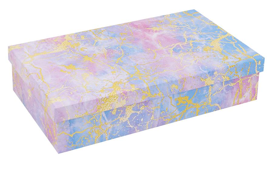 Подарочная коробка "Сияющий мрамор" 12х6,5х4 см (10)
