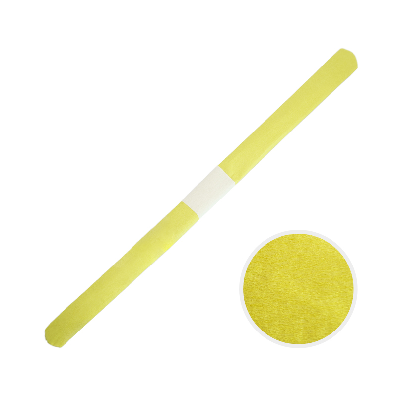 Цветная бумага креповая ОФИСКЛАСС, рулон 50х250 мм 32г/м № 80-30, желтая
