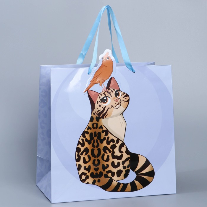 Пакет подарочный 30 × 30 × 15 см Kitty