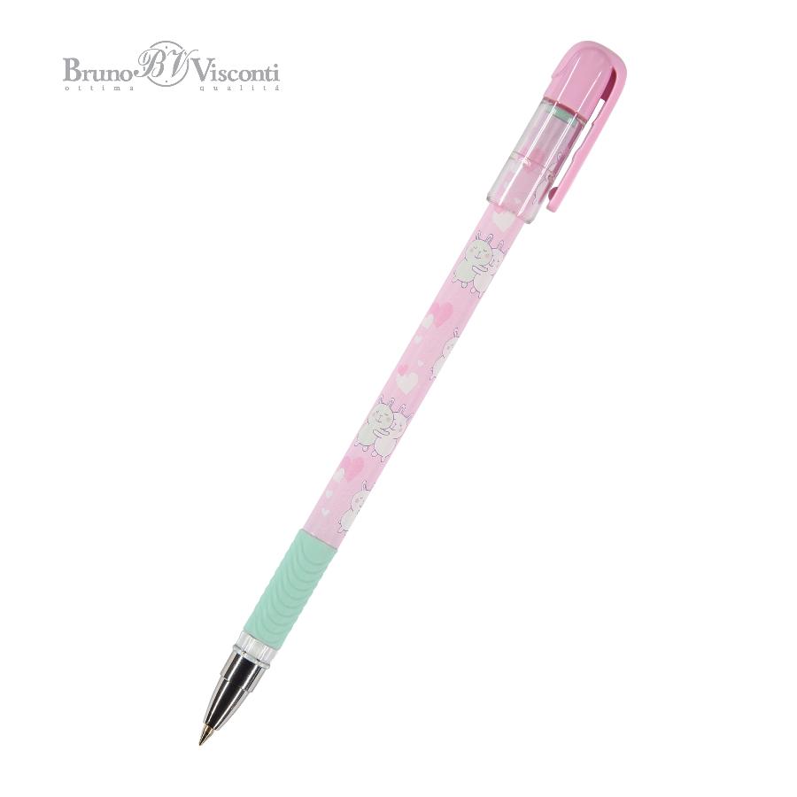 Ручка шариковая Bruno Visconti MagicWrite "Обнимашки. Зайчики"  0,5 мм, синяя 