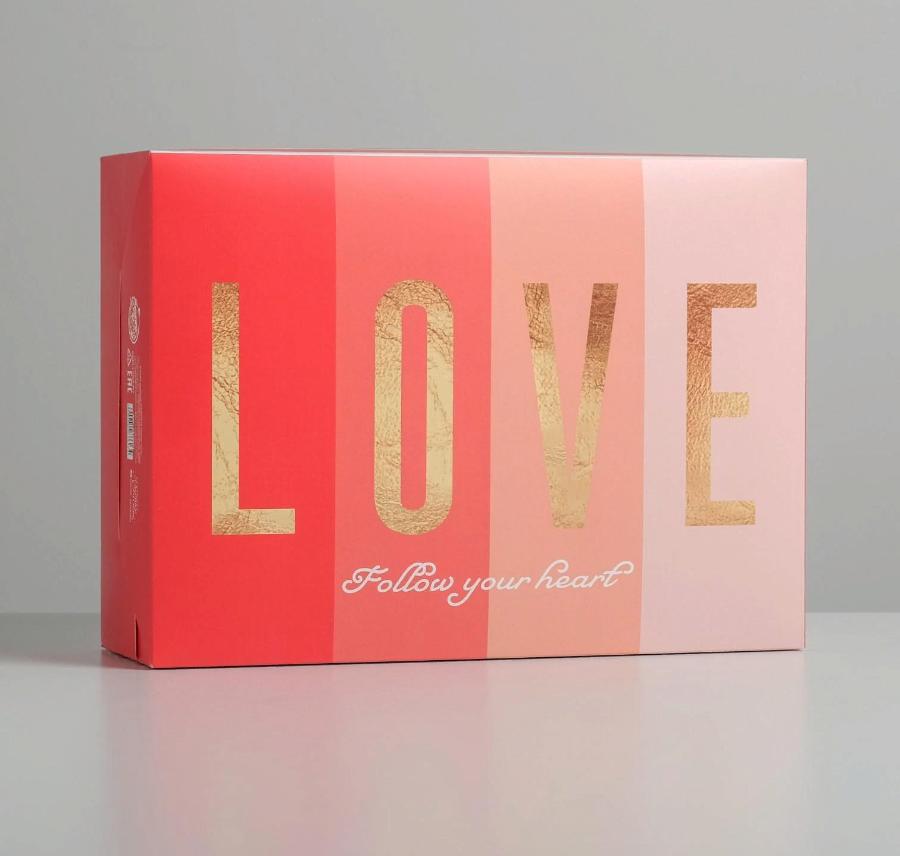 Коробка подарочная складная «Любовь», 22×30×10 см