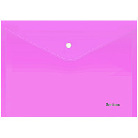 Папка-конверт на кнопке А4 Berlingo "Starlight", розовая