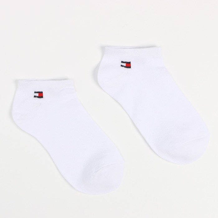 Носки короткие, цвет белый, размер 23-25