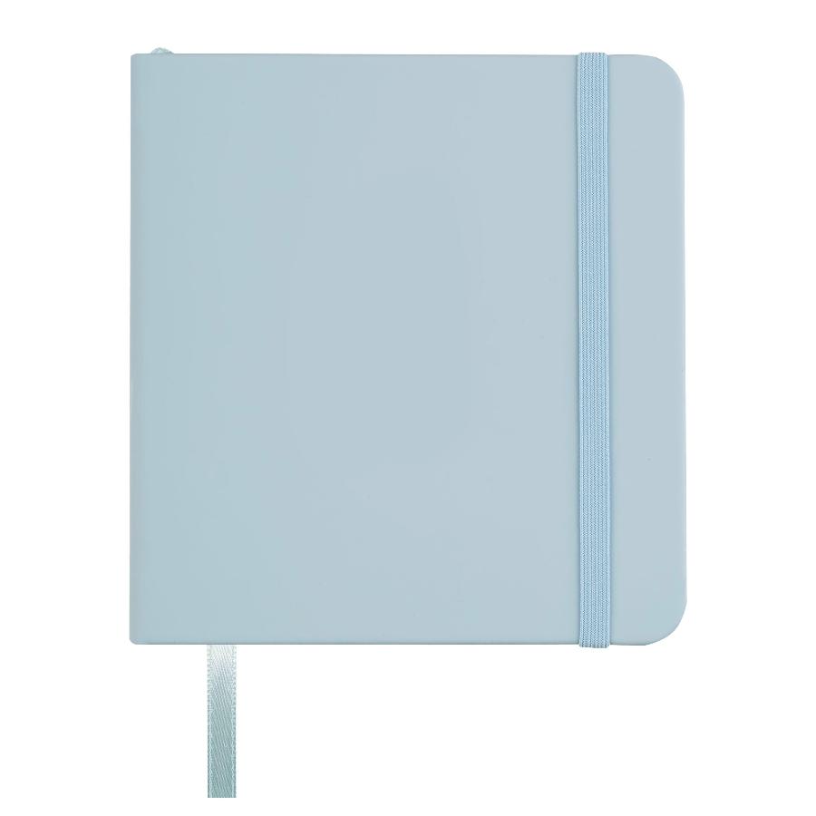 Скетчбук 80л., 120х120 Гамма "Студия", твердая обложка, на резинке, голубой
