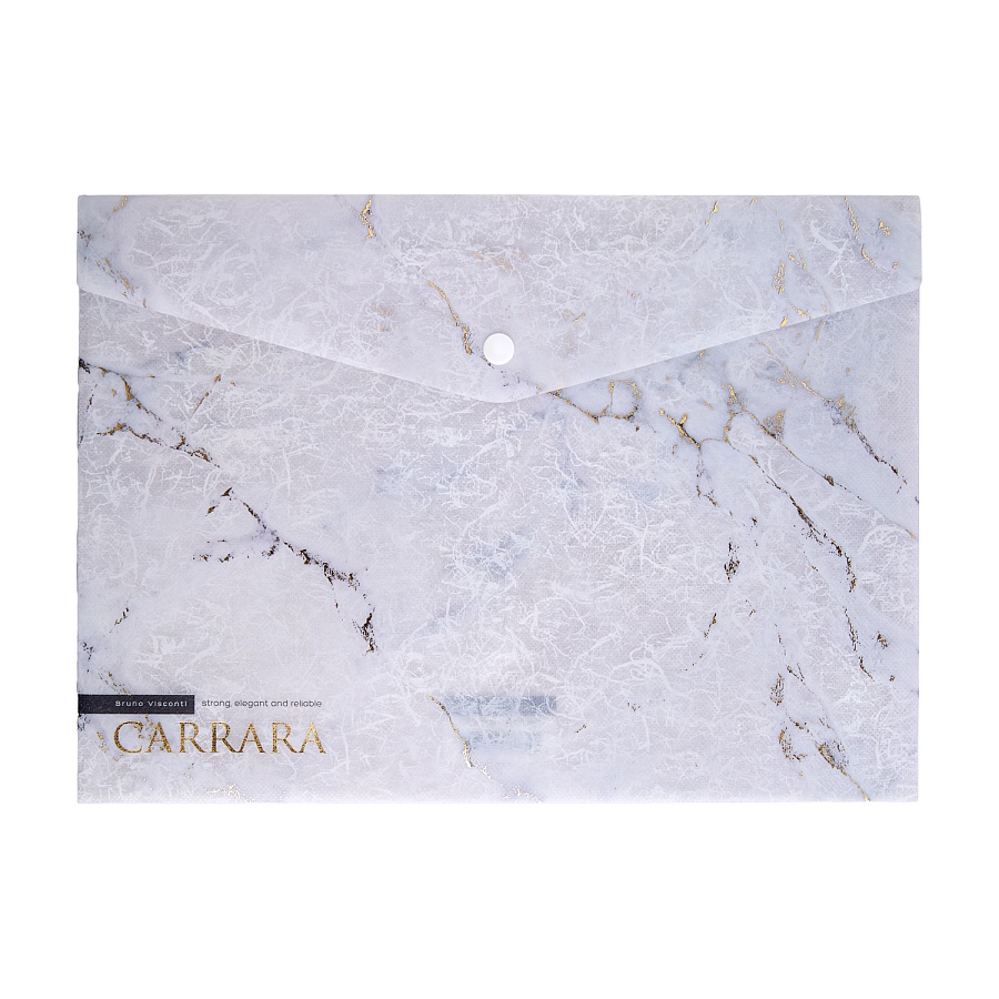Папка-конверт на кнопке А4 "CARRARA", 