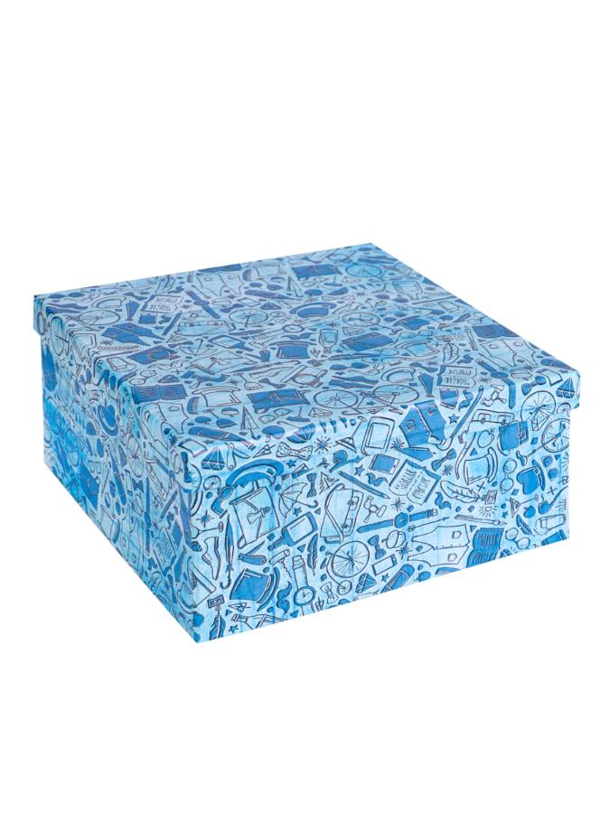 Подарочная коробка Джентельменский набор 18 х 18 х 9 см 
