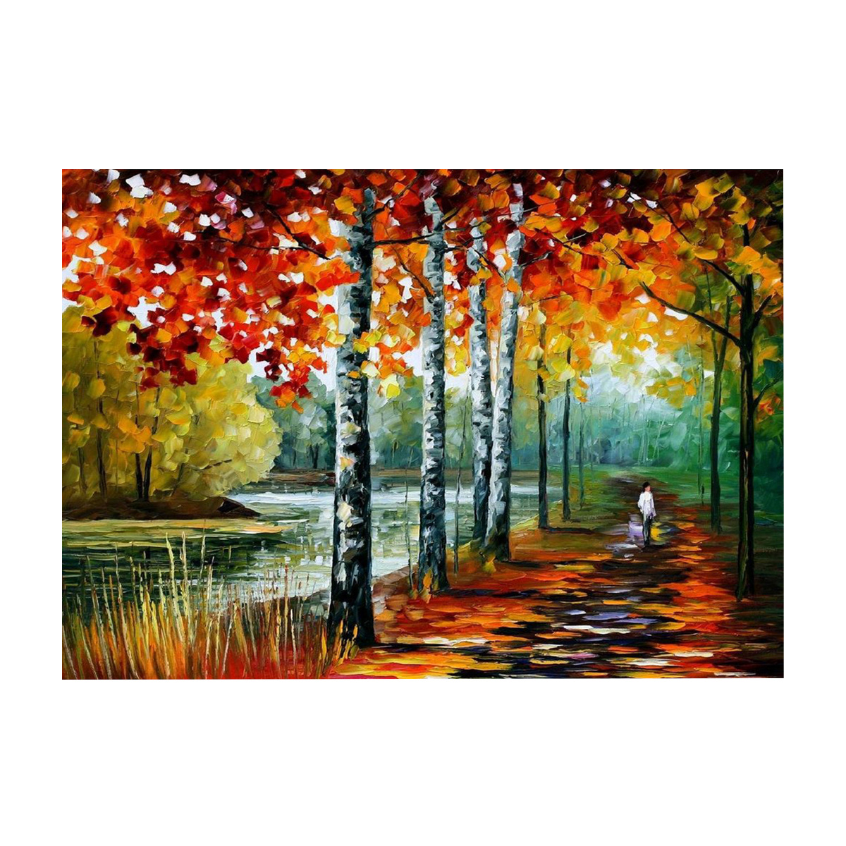 Мозаика алмазная "Осенний пейзаж" 25х35 см 