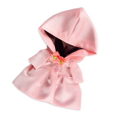 Набор одежды для мягкой игрушки " Плащ светло-розовый блестящий"