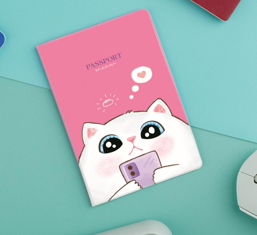 Обложка для паспорта MESHU "Meow"