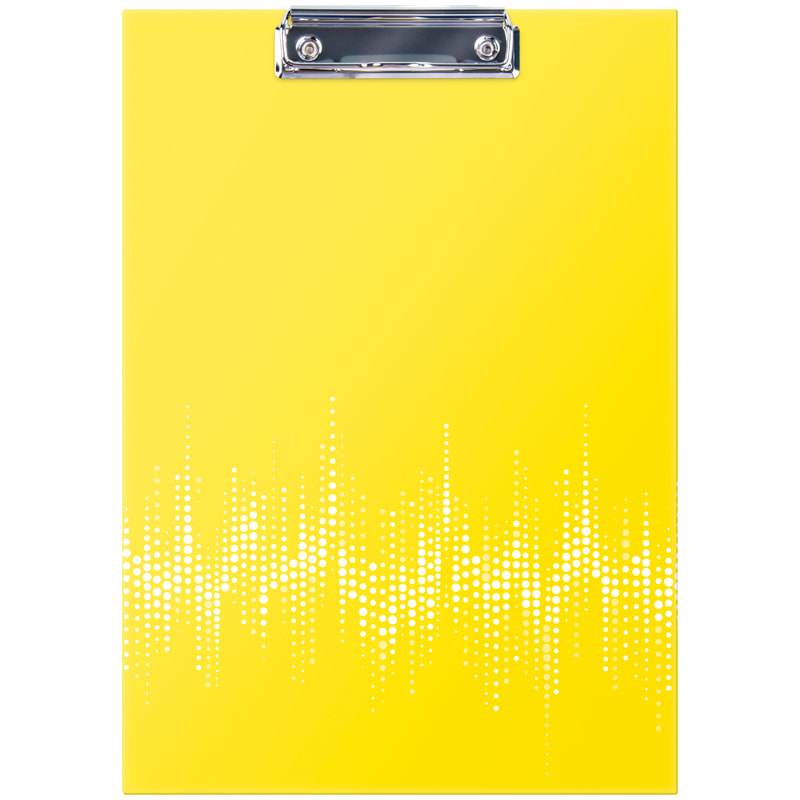 Планшет клип-борд А4 Berlingo "Neon", ламинированный, неоновый желтый