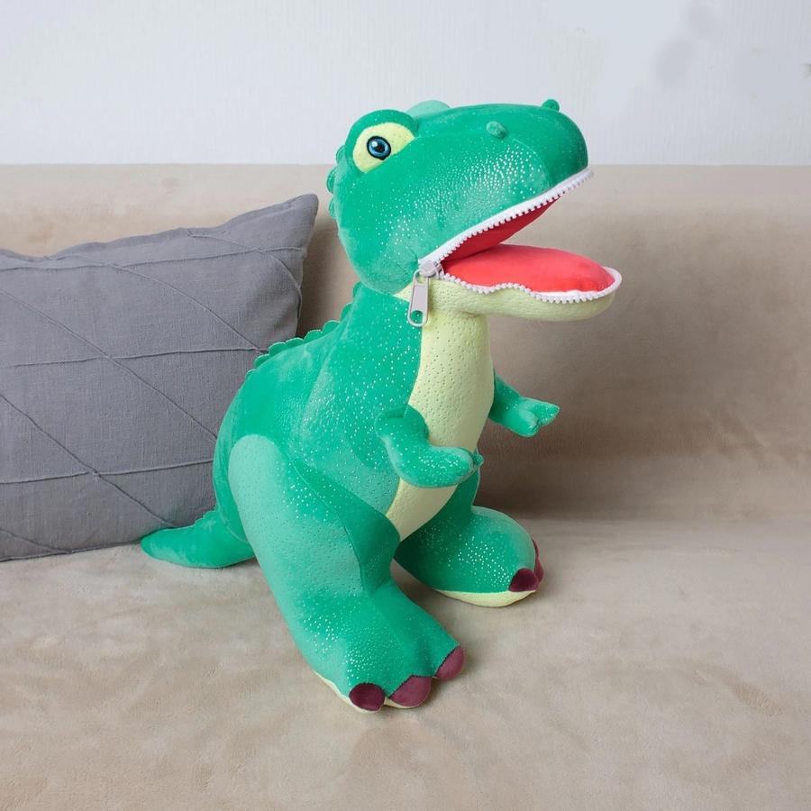 Игрушка мягкая "Динозавр", 45 см (зеленый)