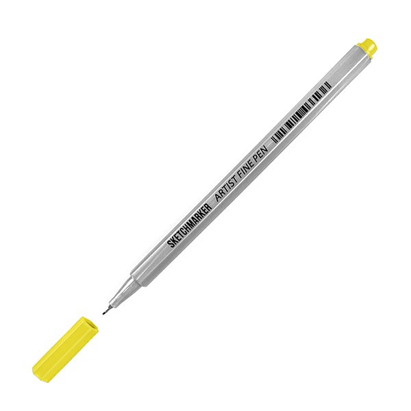 Ручка капиллярная SKETCHMARKER Artist fine pen, желтая