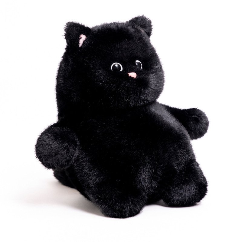 Игрушка мягкая "Кошечка", черная 35 см