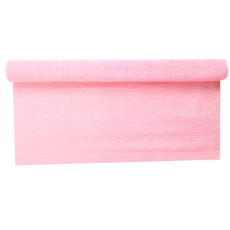 Цветная бумага креповая Attomex, рулон 50х250 мм 140г/м , светло-розовый