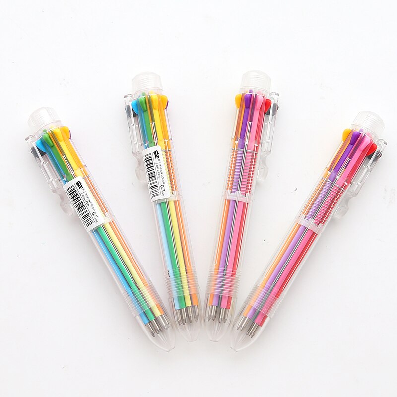 Ручка шариковая автоматическая "Неон" 8 цветов