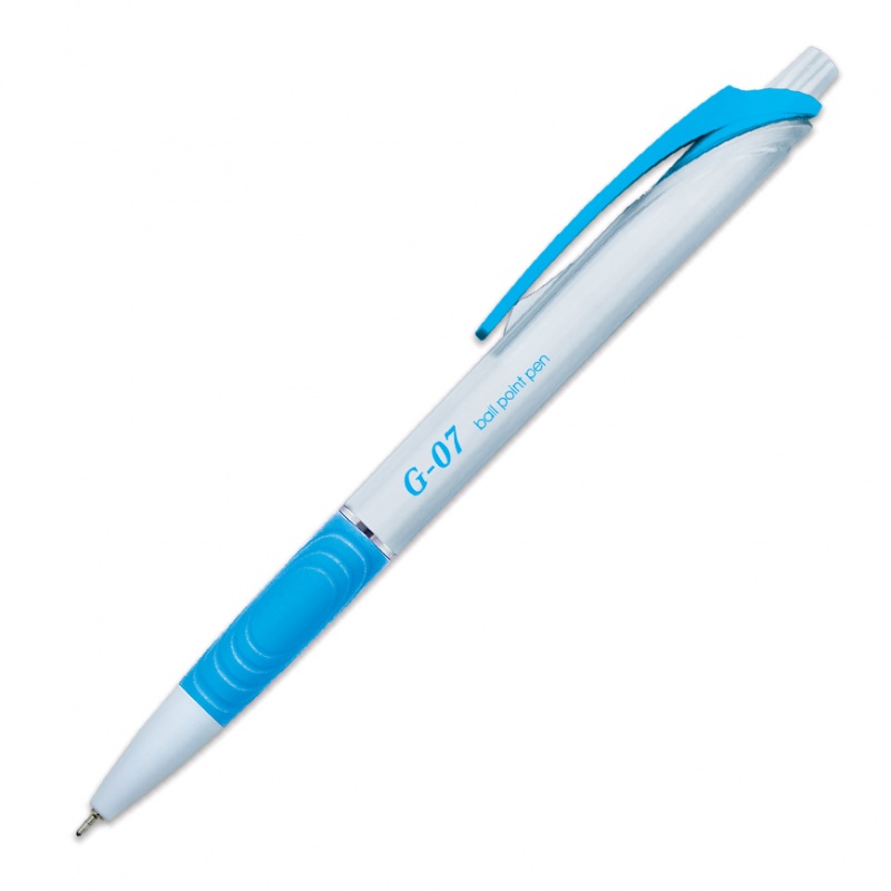 Ручка шариковая автоматическая Berlingo "G-07" 0,7 мм, синяя 