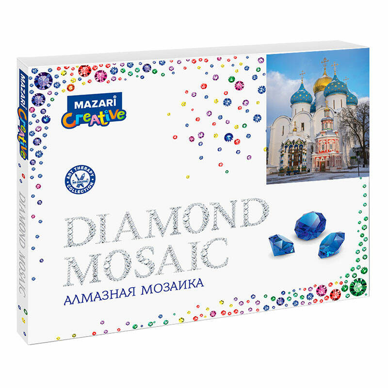 Мозаика алмазная "Московский кремль-3"  40х50 см