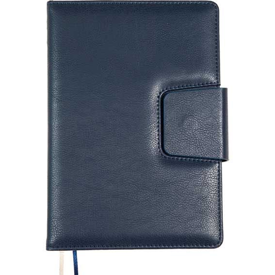 Ежедневник А5 168 л. 2026г deVENTE "Norwich", кожзам, синий