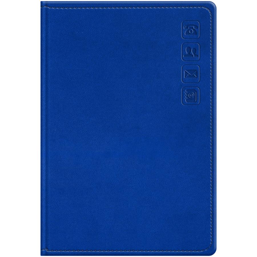 Книжка телефонная А5, 80л., кожзам, BG "Winner. Bright blue", с вырубкой