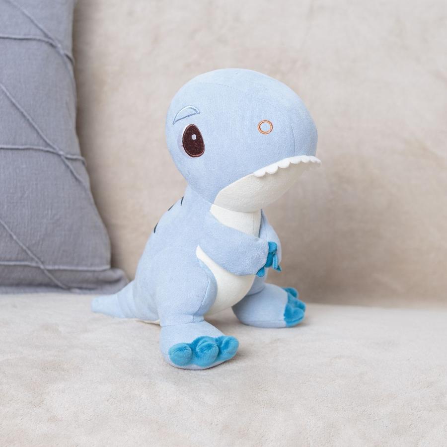 Игрушка мягкая "Динозавр", 25 см (голубой)