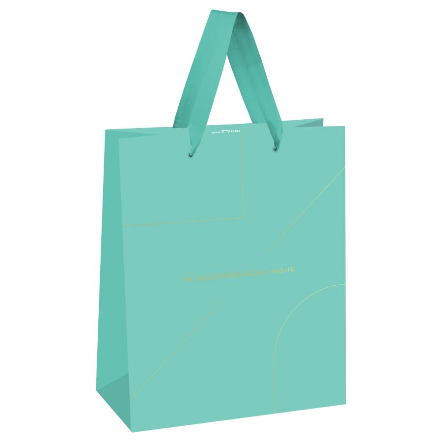 Пакет подарочный 18×23×10 см "Monocolor. Tiffany"