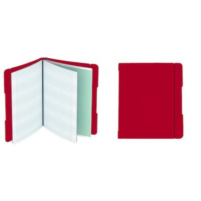 Тетрадь 96 л DoubleBook. Красный, с 2 сменными блоками, обложка на резинке съемная, пластик
