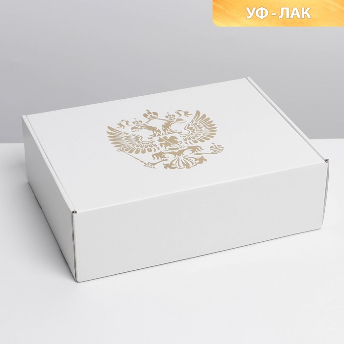 Подарочная коробка складная «Россия», 30,7 × 22 × 9,5 см