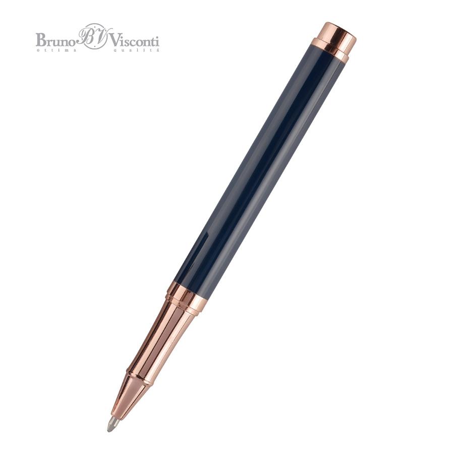 Ручка шариков "Venezia Classico" в Soft Touch футляре 1.0 Mm, синяя (корпус синий, футляр черный)