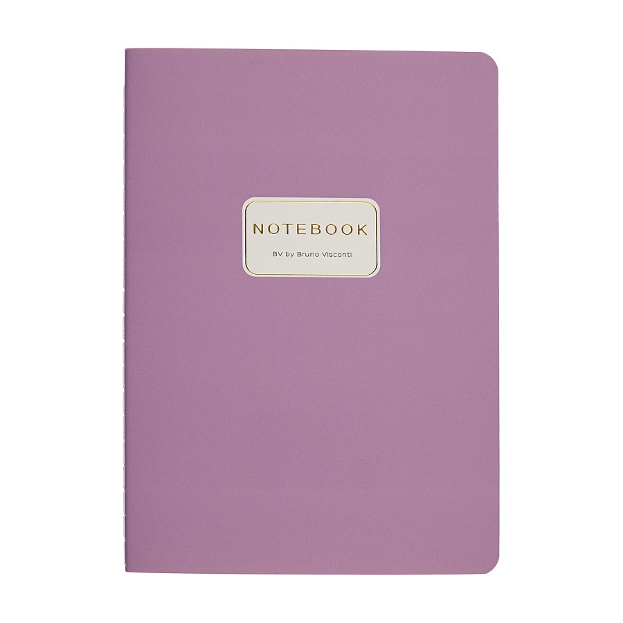 Тетрадь 40 л линия Bruno Visconti "MONOCOLOR"сиреневый сорбет