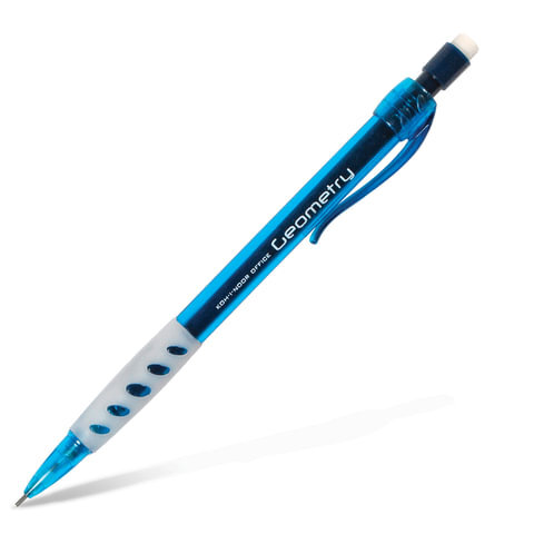 Карандаш механический Koh-i-Noor "Geometry", 0,5 мм, ластик, синий