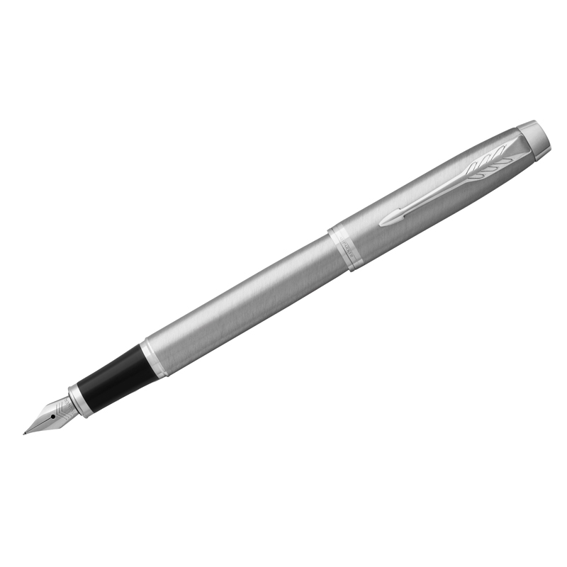 Ручка перьевая Parker "IM" Essential Stainless Steel CT, черная