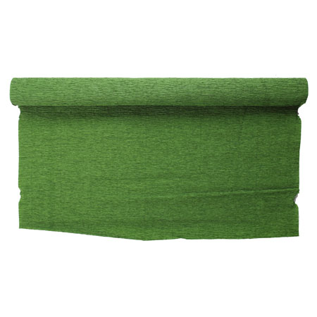 Цветная бумага креповая Attomex, рулон 50х250 мм 140г/м , зеленая