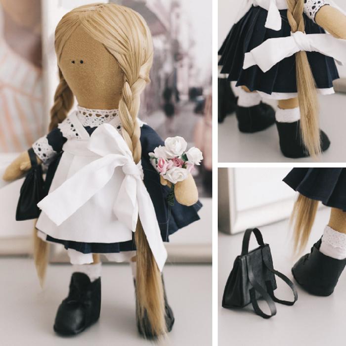 Интерьерная кукла "Школьница Нинель", набор для шитья 15,6 × 22.4 × 5.2 см