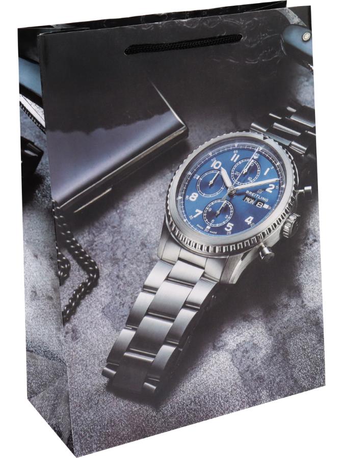 Пакет подарочный 22x31x10 см "Мужские часы"