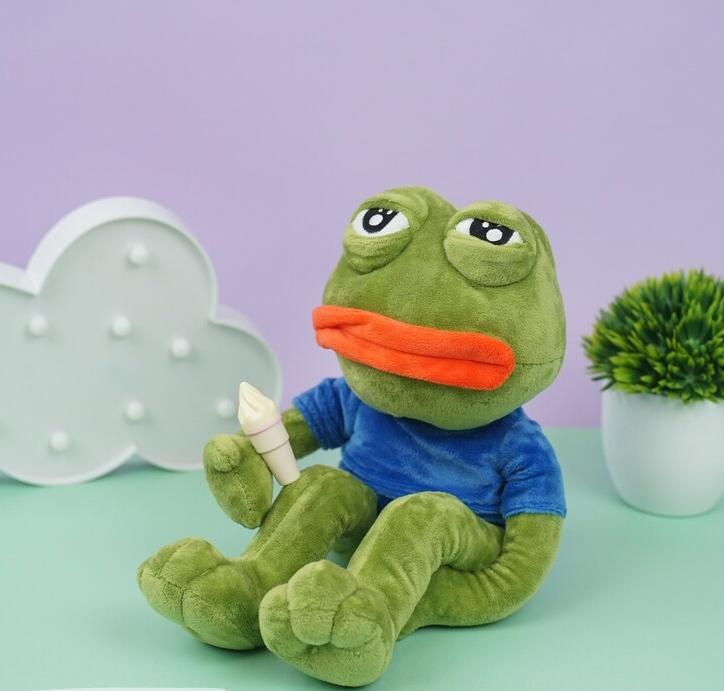 Игрушка мягкая "Pepe the Frog" 45 см