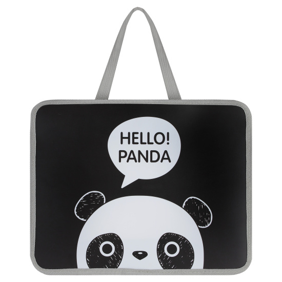 Папка А4 с ручками "Panda", пластик
