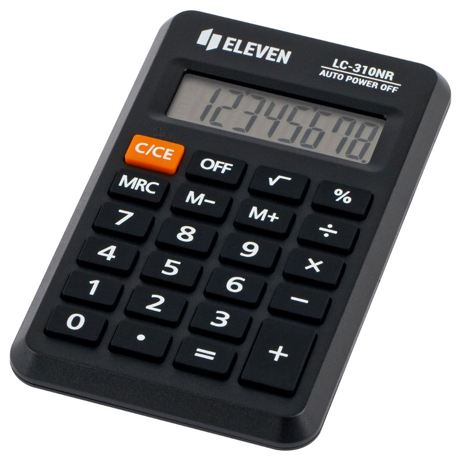 Калькулятор "Eleven LC-310NR" 8 разрядный, карманный
